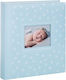 The Paper Box Children's Album 30 Pages Light Blue with Rice Paper 24x24cm