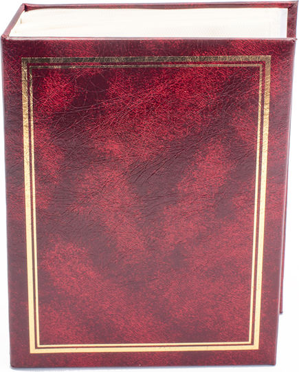 Album for 200 Photos Dimensions 13x18cm Burgundy 25x28cm