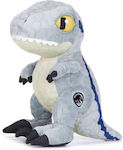 Plush Dinosaur Raptor Jurassic World Camp Cretaceous Blue 28 cm