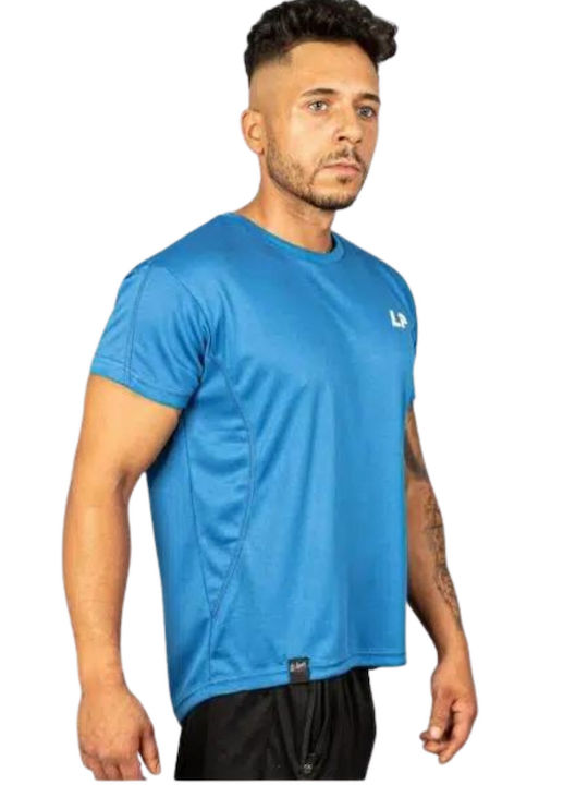 Legal Power Herren Sport T-Shirt Kurzarm Blau