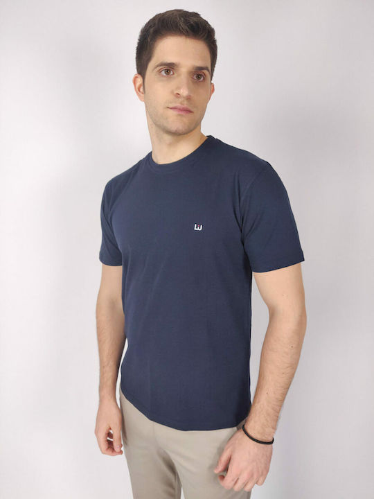 Leonardo Uomo T-shirt Blue