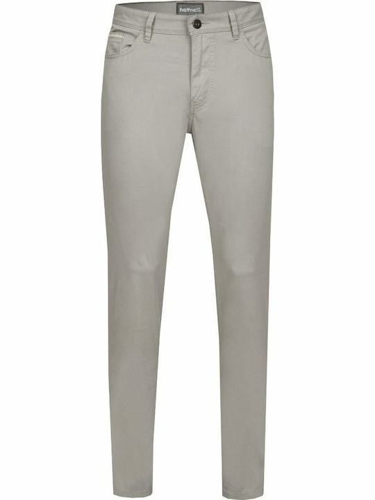 Trousers Chino Elastic in Relaxed Fit Gray
