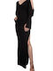 Remix Maxi Kleid Schwarz