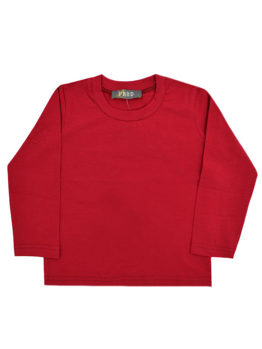 Prod Kids Blouse Long Sleeve Burgundy