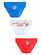 Superheroes Kids Briefs Set Red 3pcs