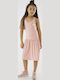 Kinderkleid Ärmellos Rosa