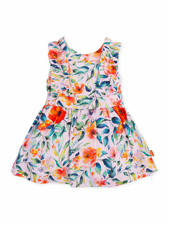 Tutto Piccolo Kids Dress Floral Sleeveless Multicolour