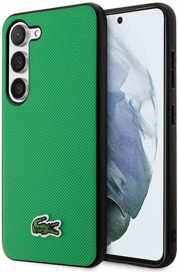 Lacoste Iconic Petit Pique Задна корица Пластмаса Зелен (Galaxy S23)