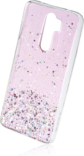 Naxius Glitter Задна корица Силикон Розов (Galaxy Note 8Redmi Note 8 ProOnePlus 8 ProRealme 8/8 Pro)