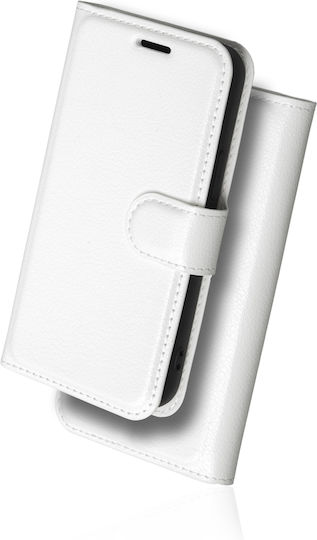 Naxius Book Δερματίνης Λευκό (Huawei P50)