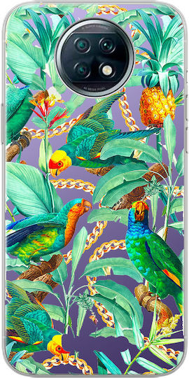 Babaco Flowers Back Cover Silicon Multicolor (Redmi Note 9T)
