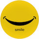 Koupakoupa Smile!!! Mouse Pad (200mm) Κίτρινο KP_544_MOUSEPAD-ROUND