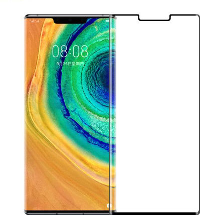 Adeziv complet Full Face Tempered Glass Negru (Huawei Mate 30 Pro)
