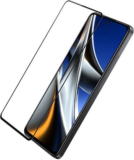 Adeziv complet Full Face Tempered Glass Negru (Poco X4 Pro)