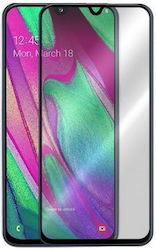 Full Face Tempered Glass Μαύρο (Galaxy A40)