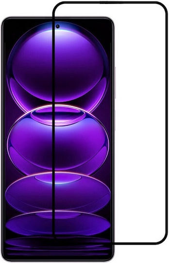 Full Glue Full Face Tempered Glass Black (Redmi Note 12 5G / Poco X5)