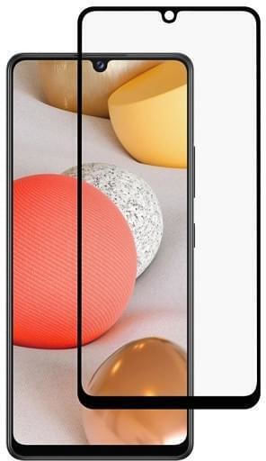 Adeziv complet Full Face Tempered Glass Negru (Samsung Galaxy A42 5 G)