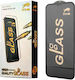 Full Glue Full Face Tempered Glass Μαύρο (Galaxy M52)