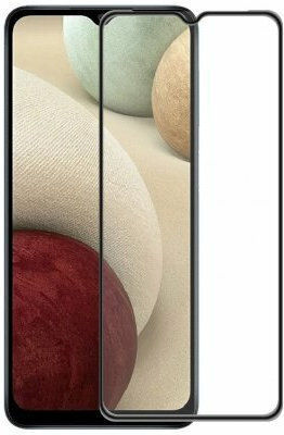 Cover 5D Full Face Tempered Glass Μαύρο (Samsung A12 5 G)