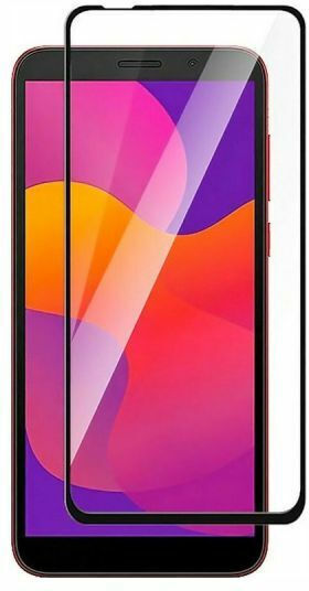 Poco Пълно лепило Закалено стъкло за цялото лице Черен (Xiaomi Poco C3)