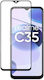 Frame 5D Adeziv complet Full Face Tempered Glass Negru (Realme C35)