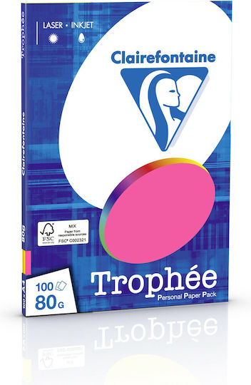 Clairefontaine Χαρτί Εκτύπωσης A4 80gr/m² 100 φύλλα Πολύχρωμο