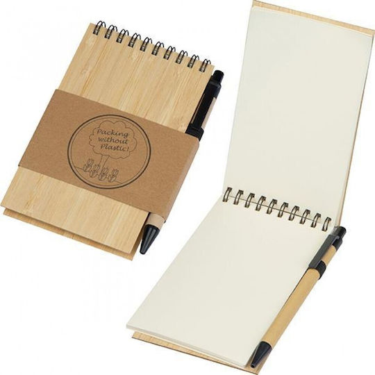 Macma Werbeatrikel Notebook Spiral with Blank Pages , Elastic and Pen Holder