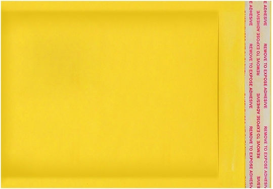 Set of Envelopes Bag Type with Bubble Wrap 10pcs in Yellow Color