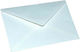 Set de plicuri Corespondență cu Autocolant 100buc 11x7cm în Alb Culoare