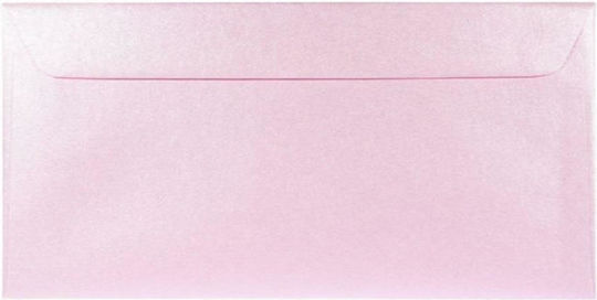Favini Plic Invitații 1buc 11x23cm în Roz Culoare Majestic Petal