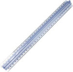 Plastic Transparent Ruler with Handle 30cm