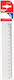 Madrid Papel Lineal Kunststoff Transparent 15cm