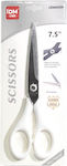 Scissors 18cm with Metallic Blade White