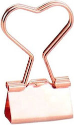 Metallic Clip 25mm Pink
