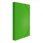 Plastic Cutie de Arhivare cu Elastic 35x3x25cm. Verde