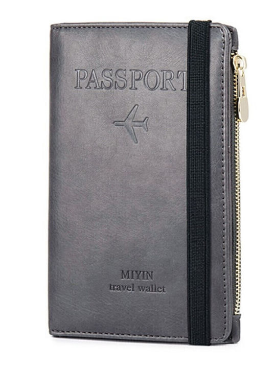 Signal Block Gray Passport Case 08UNI3258