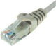 Eucom U/UTP Cat.5e (Gigabit) Мрежов Кабел Ethernet 15м Сив