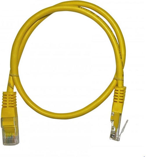 Eucom U/UTP Cat.6 Ethernet Network Cable 0.5m Yellow