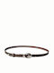 Leather Women's Belt Brown