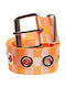 Damen Gürtel Orange