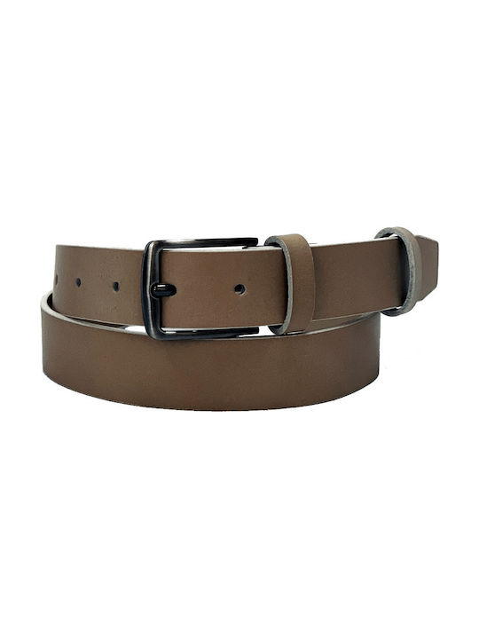 Leather Women's Belt Brown