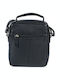 Herren Ledertasche Schulter / Crossbody Schwarz