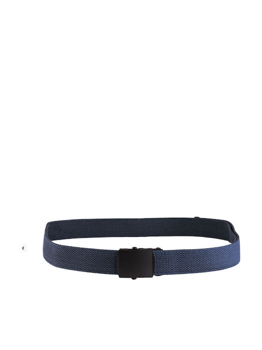 Herren Gürtel Stoff Gürtel aus Gewebe Marineblau