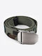 Men's Belt Fabric Webbing Belt Khaki