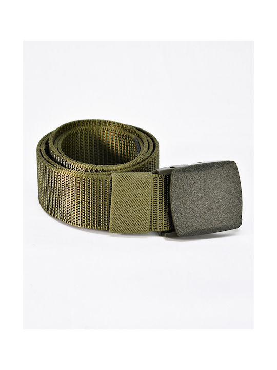 Men's Fabric Webbing Belt Belt Khaki