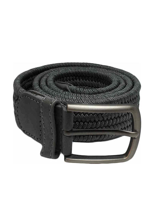 Men's Knitted Elastic Belt Gray