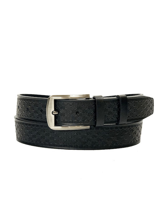 Men's Belt Leather Black