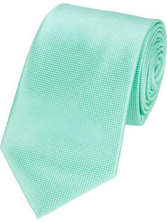 Epic Ties Cravată pentru Bărbați Mătase Monocromie în Culorea Verde