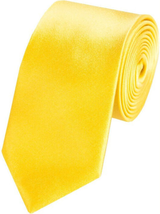 Epic Ties Silk Men's Tie Monochrome Yellow