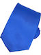 Herren Krawatte Monochrom in Blau Farbe
